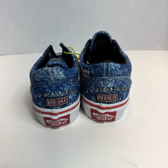 Vans Unisex Youth Old Skool Shoe Cobra Kai Multi/True White Size 11.5 UY NEW - Picture 9 of 10